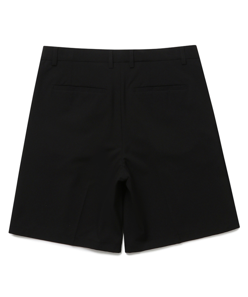 Удобные шорты-слаксы на скрытой резинке (Black)