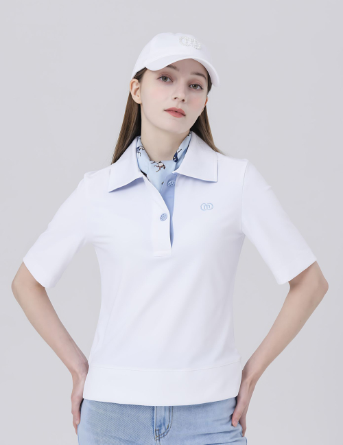 Унисекс свободная футболка Ice Cool с рукавом 7/4 — White
