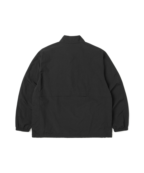 Унисекс анорак из нейлона с высоким горлом [BLACK] (UA3UJ81_39)