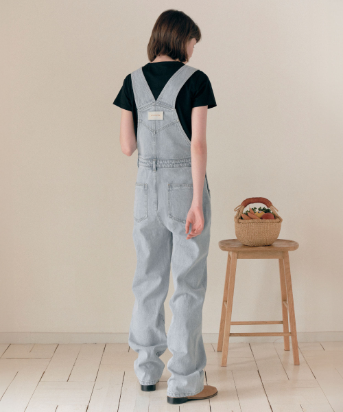 DENIM OVERALL PANTS BLUE