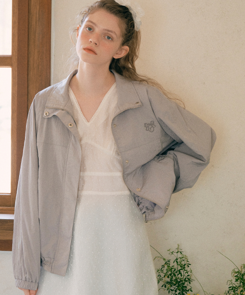 LACE WIND JACKET GRAY