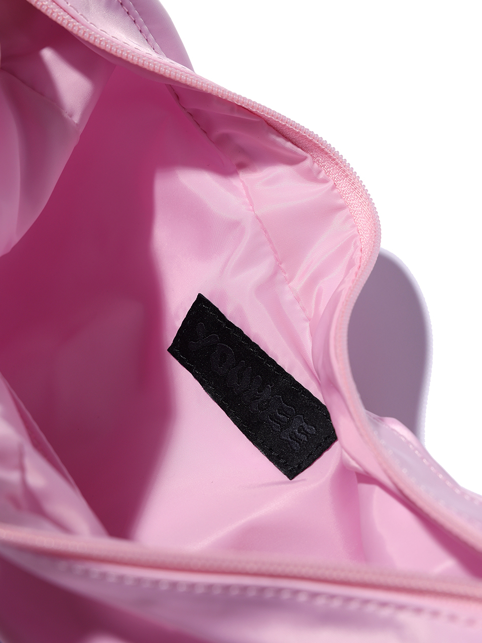 MUSINSA公式 | YOUHEE YOUHEE LETTERING HOBO BAG PINK