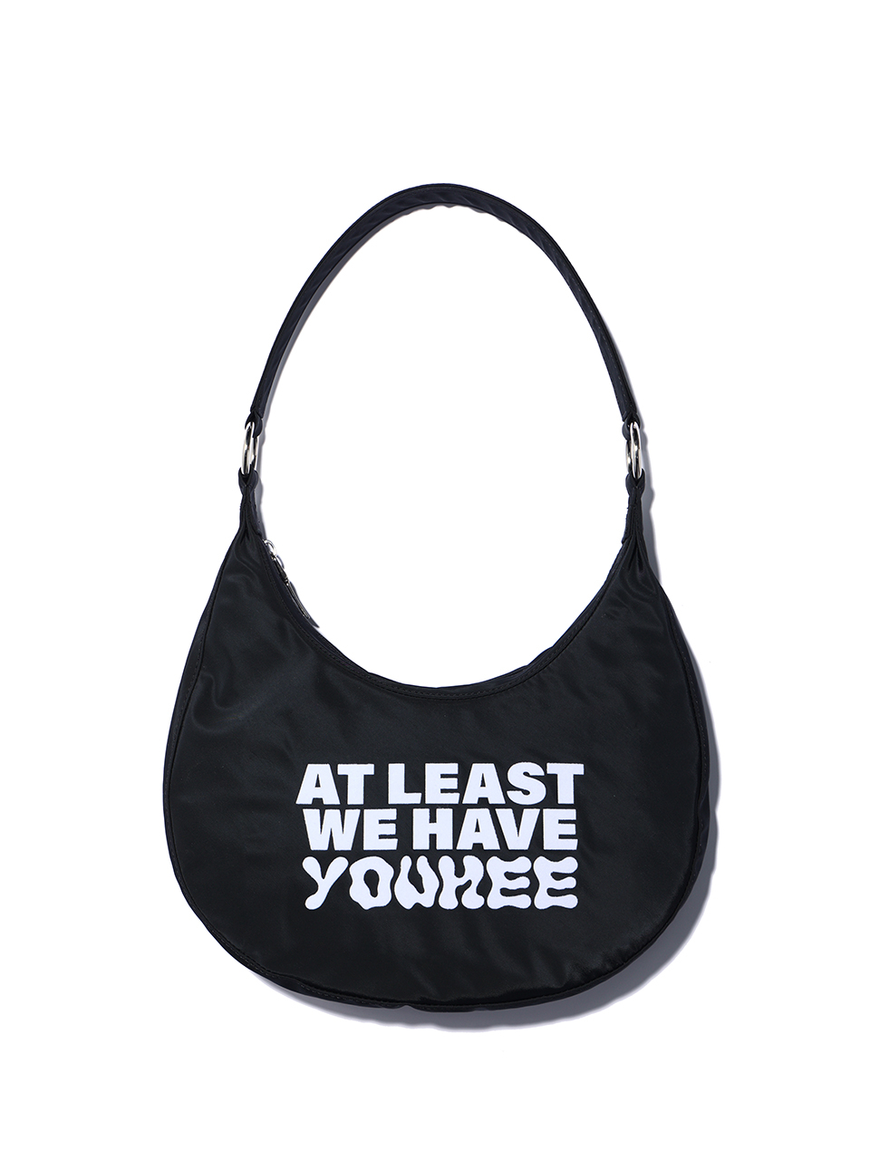 ★送料・関税込★YOUHEE★YOUHEE LETTERING HOBO BAG★ MUSINSA | YOUHEE YOUHEE LETTERING HOBO BAG BLACK