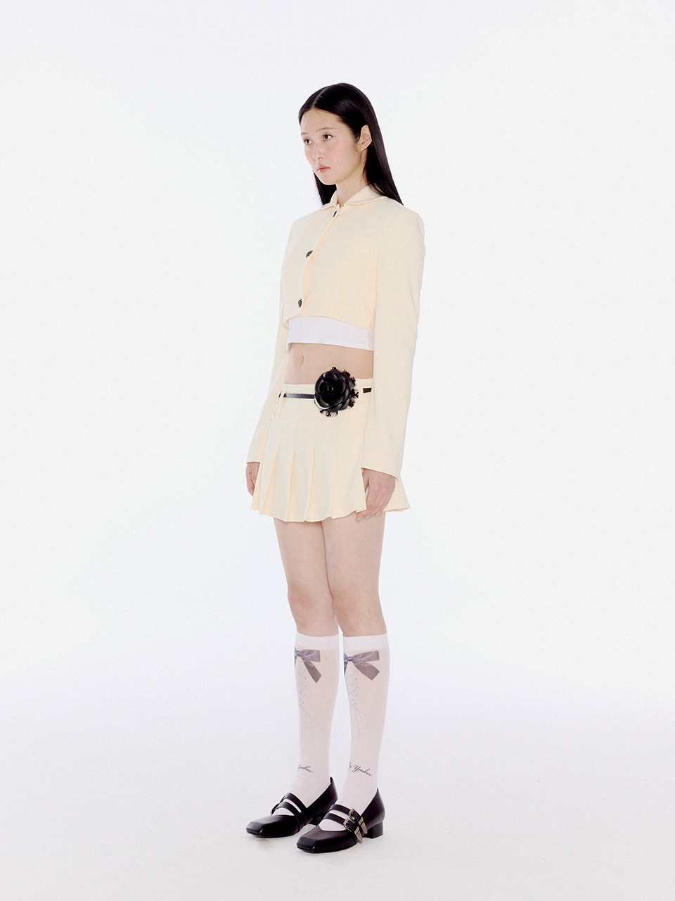 ジャケット YOUHEE CROP JACKET 4BTR956 유희(YOUHEE) CROP JACKET CREAM - 사이즈 & 후기 | 무신사