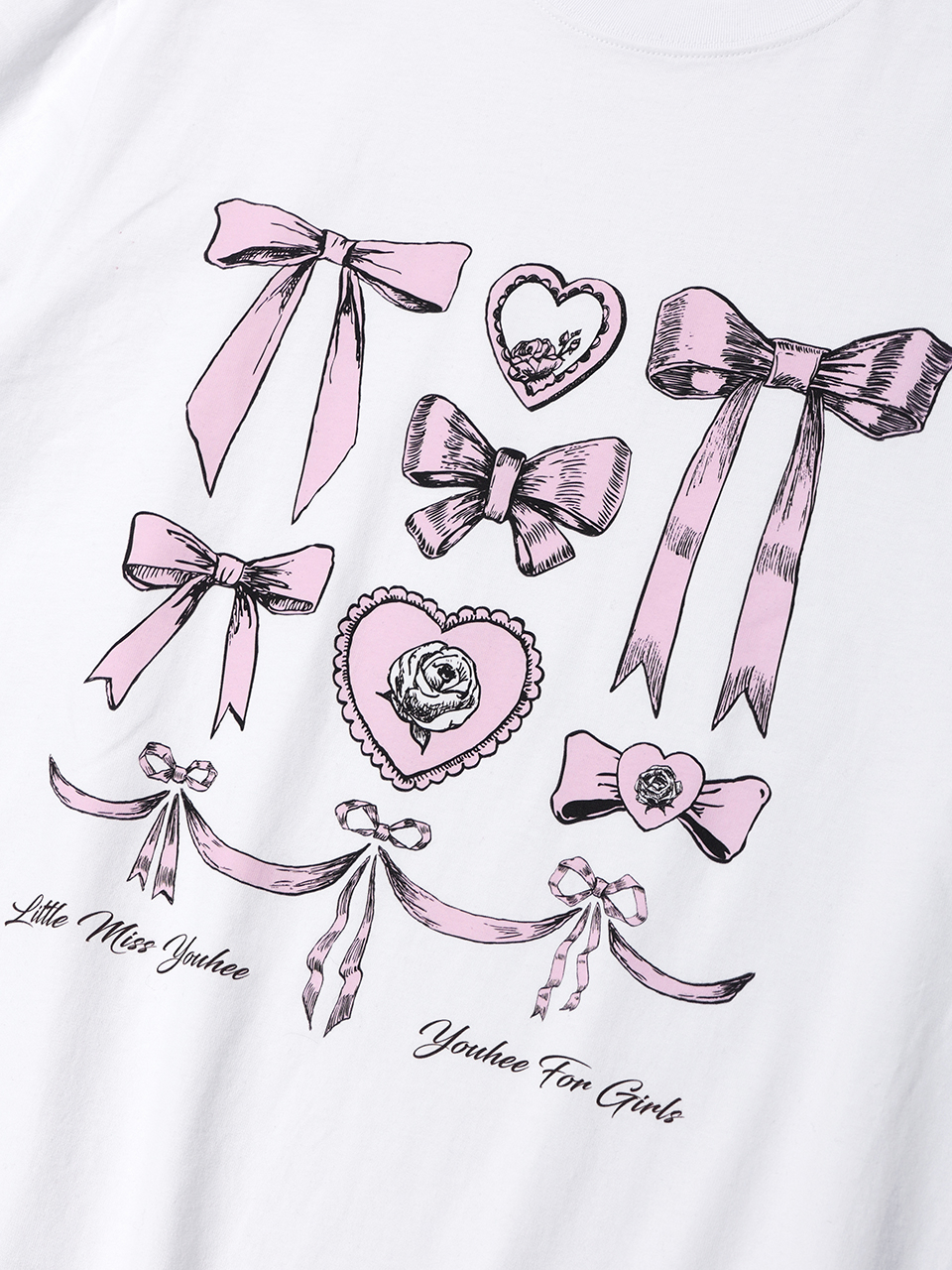 [YOUHEE] RIBBON GRAPHIC T-SHIRTS WHITE ★新商品★ MUSINSA | YOUHEE RIBBON GRAPHIC T-SHIRTS WHITE