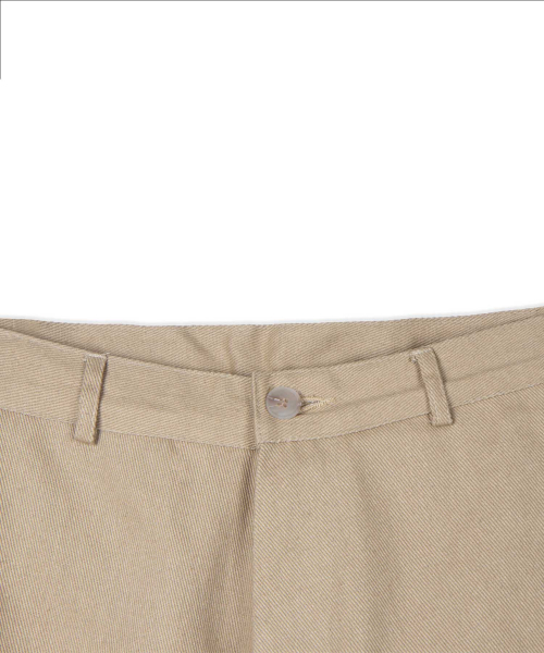 Изогнутые широкие хлопковые джинсы [Beige]