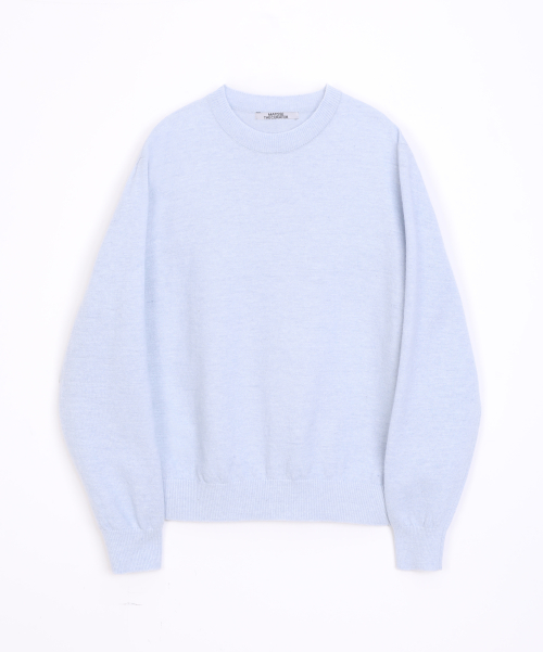 Джемпер R с круглым вырезом Light Blue