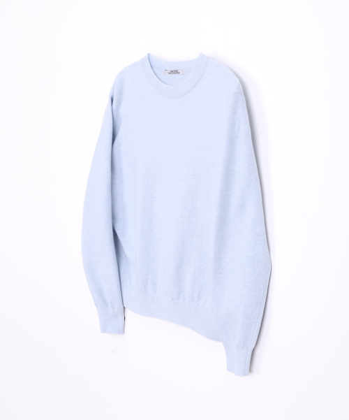 Джемпер R с круглым вырезом Light Blue
