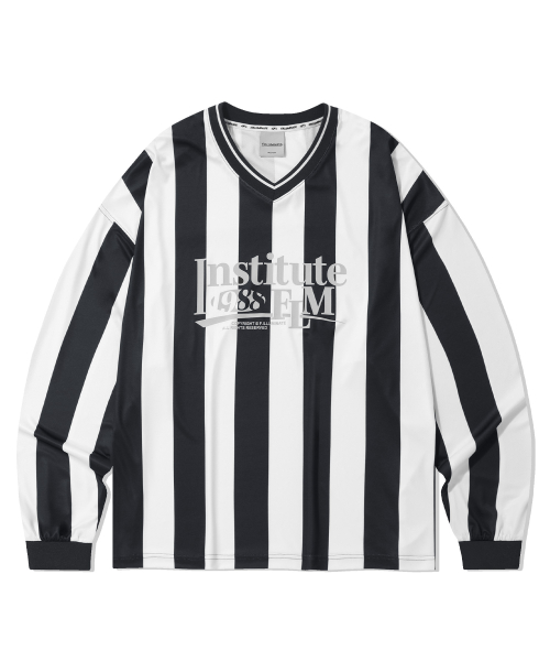 FLM Stripe Sports Jersey Long Sleeve-3Color