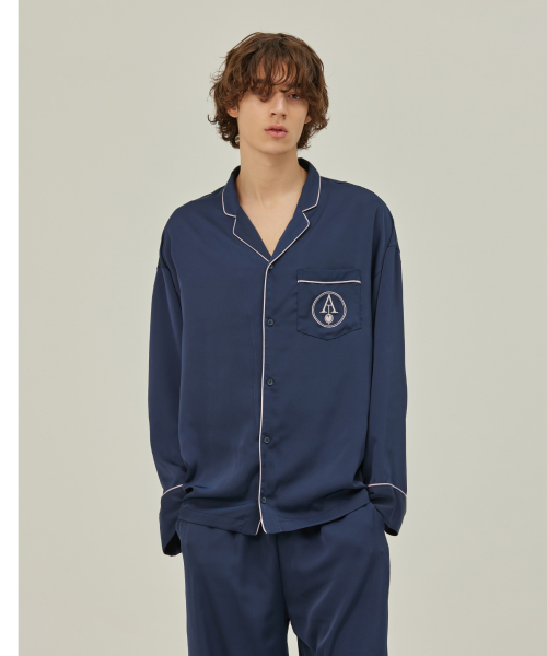CLASSIC PAJAMA SET_royal navy