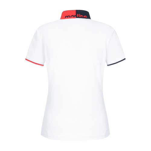 Half&Half Collar Polo Shirts_White