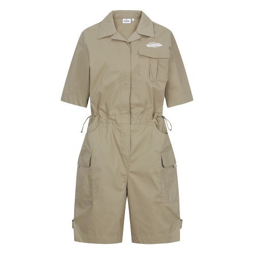 Back Martine Logo Jumpsuit_Beige