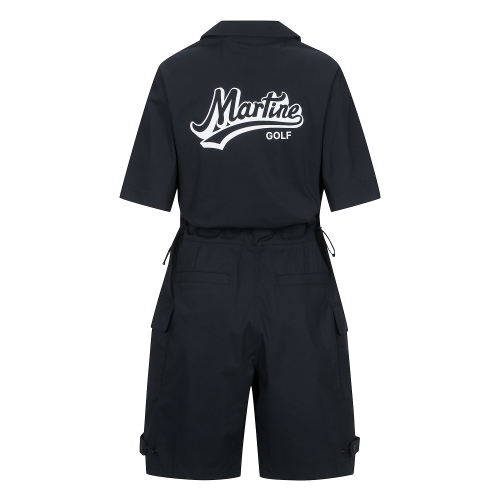 Back Martine Logo Jumpsuit_Navy