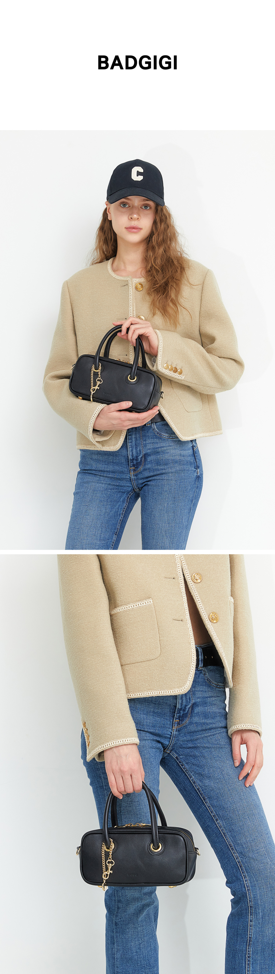 BADGIGI ★COW LEATHER SOFT MINI BOSTON BAG★4色 BADGIGI ☆COW LEATHER SOFT MINI BOSTON BAG☆4色 (ショルダー