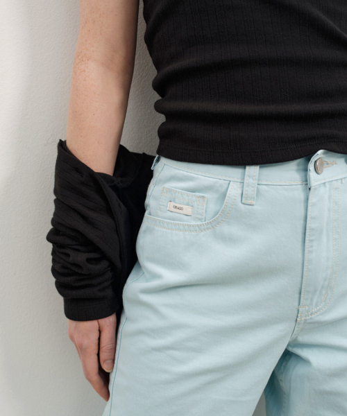 Aqua straight denim pants