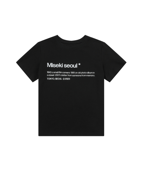 Misekiseoul short sleeves BLACK