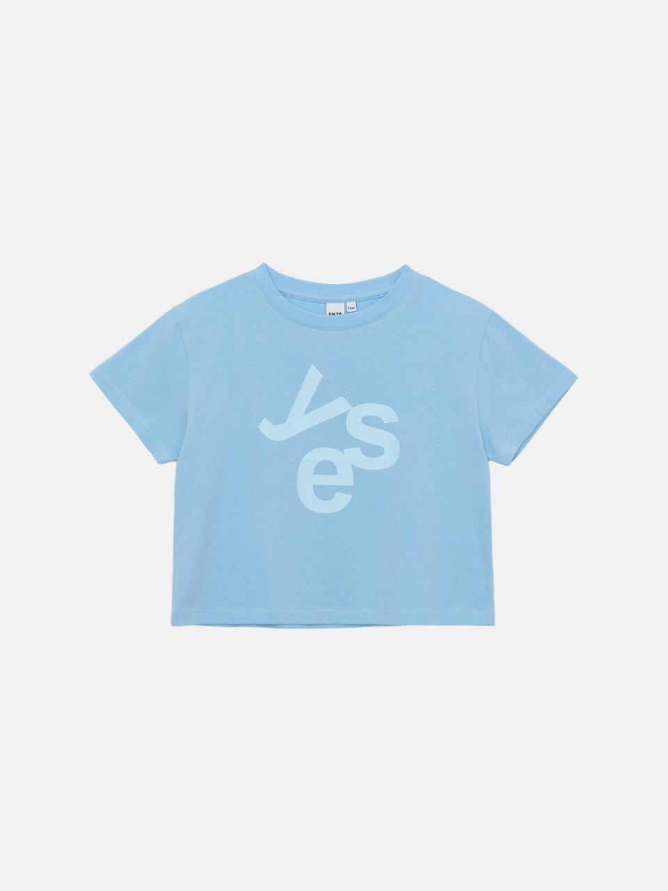 Tシャツ・カットソー [ENZO BLUES] Yes T-SHIRT : 3color MUSINSA | ENZO BLUES YES T-Shirt (Sky Blue)