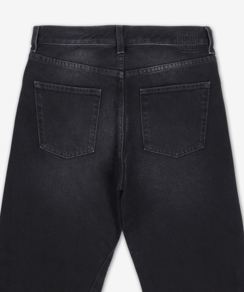 Джинсы с перекрученным швом - Faded Black / 234232744230