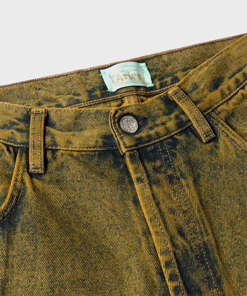 (U) Джинсы ACID WASH BATTEN JEAN GOLD
