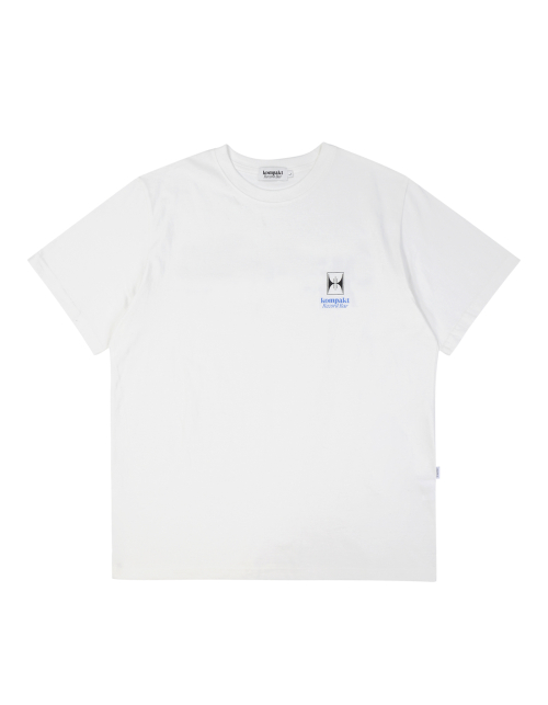 MUSINSA公式 | KOMPAKT RECORD BAR KRB Basic Logo T-shirt - White