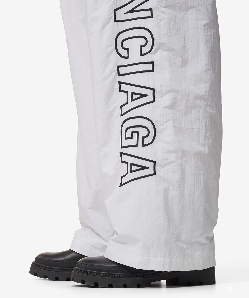 MUSINSA | BALENCIAGA Tracksuit Pants - White / 768829TNO799000