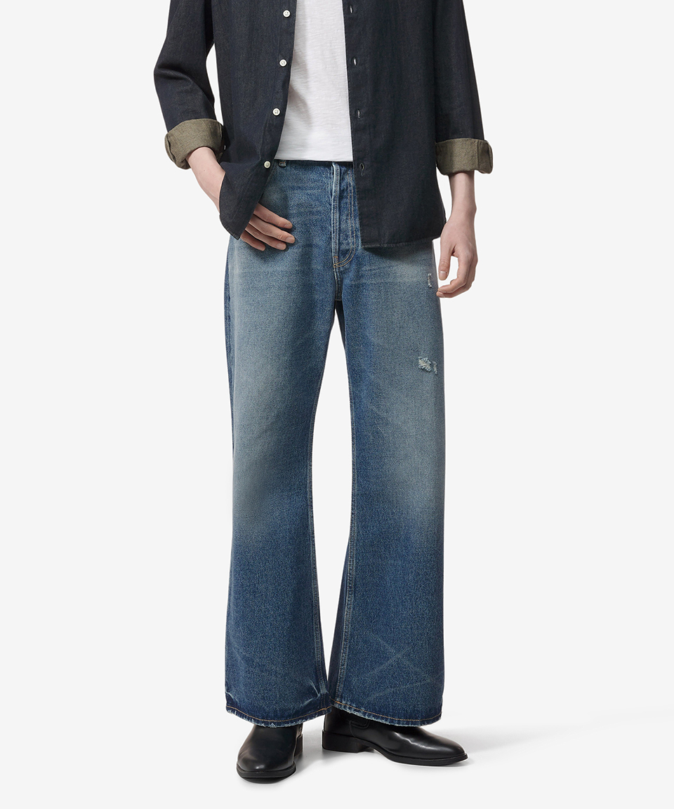 MUSINSA公式 | ACNE STUDIOS 2021M Loose Fit Denim Pants - Mid