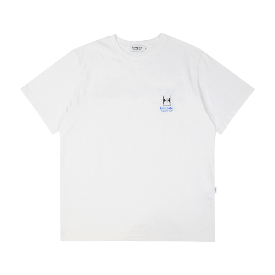 MUSINSA公式 | KOMPAKT RECORD BAR KRB Basic Logo T-shirt - White
