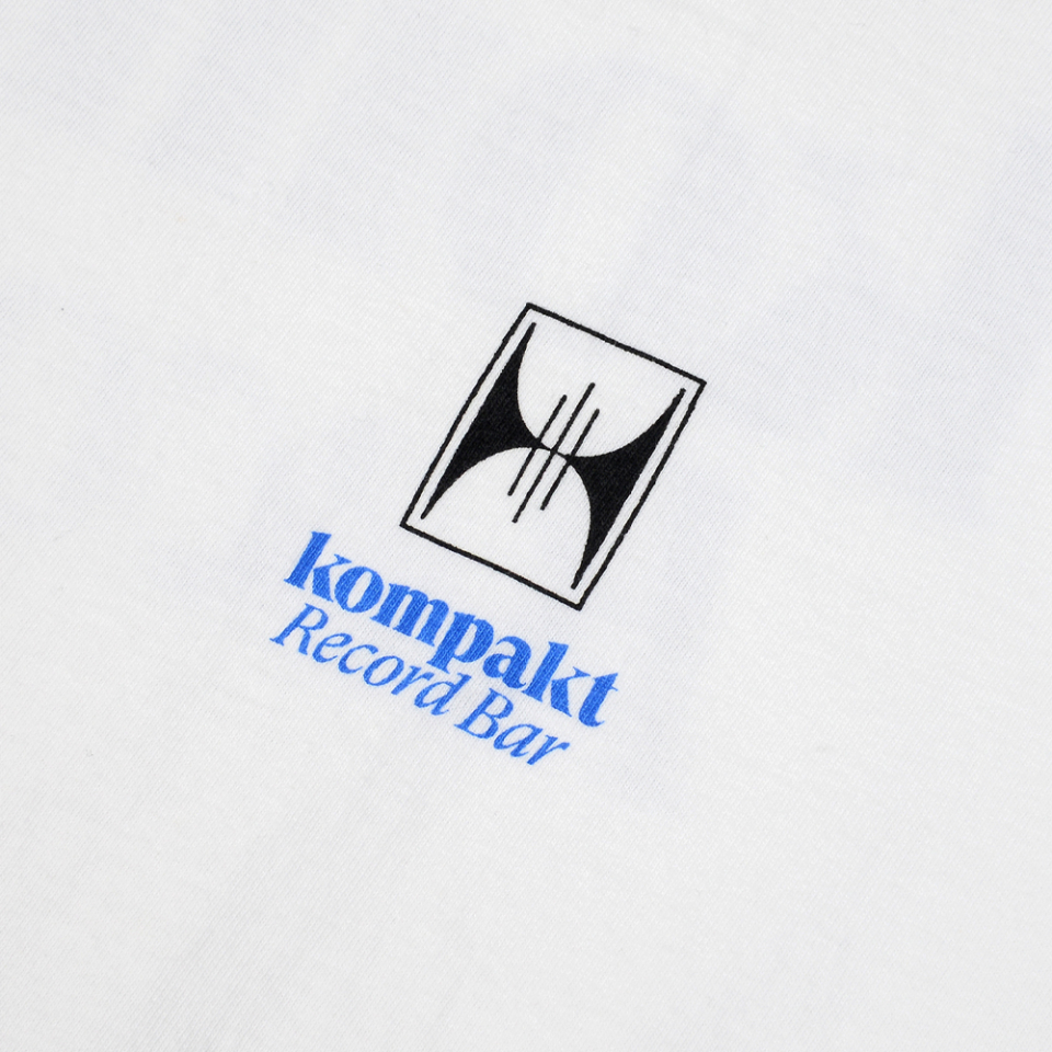 ★COMPAKT RECORD BAR★ KRB Basic New Logo Tshirt White KRB®