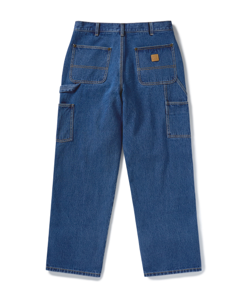 Широкие джинсы-карпентеры MDP114 Blue
