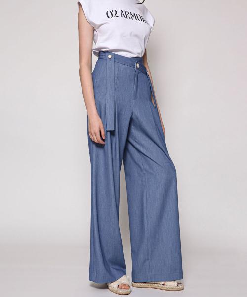 Evelyn Trousers _ Light синий