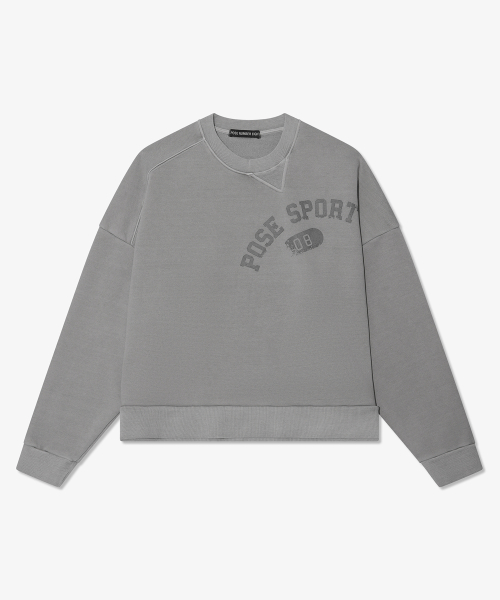 UNBALANCED SWEATSHIRT (серый)