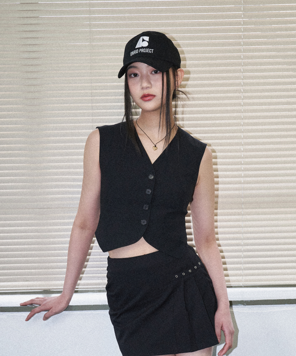 MUSINSA | ONRIDPROJECT Essential Symbol Ball Cap - Black