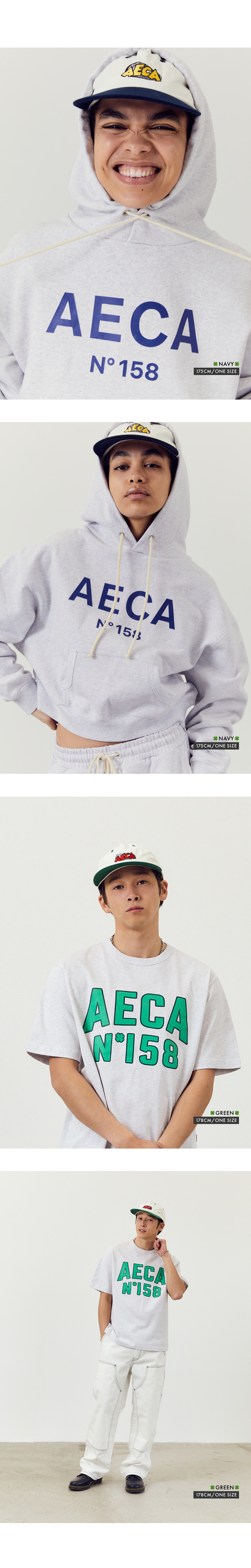 MUSINSA公式 | AECA WHITE AECA 2TONE FLAT BRIM CAP-NAVY