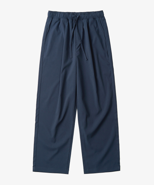Брюки на резинке из сирсакера (NAVY)
