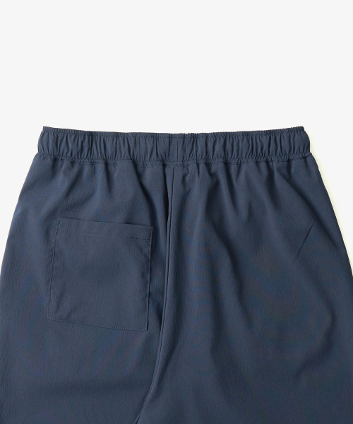 Брюки на резинке из сирсакера (NAVY)