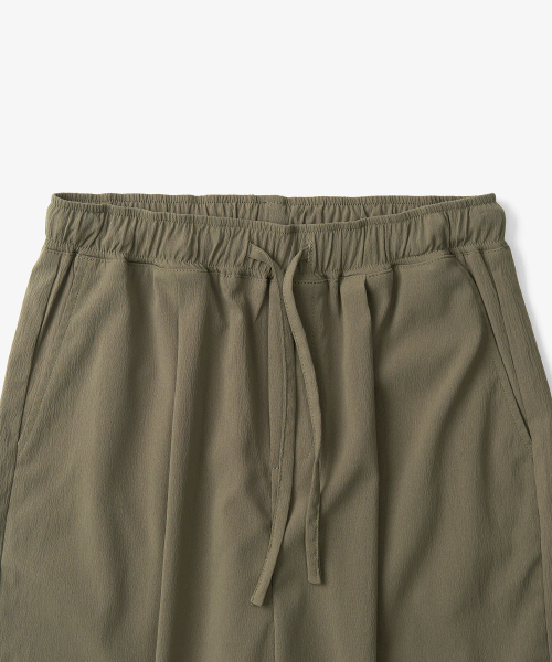 Свободные брюки из сирсакера (LIGHT KHAKI)