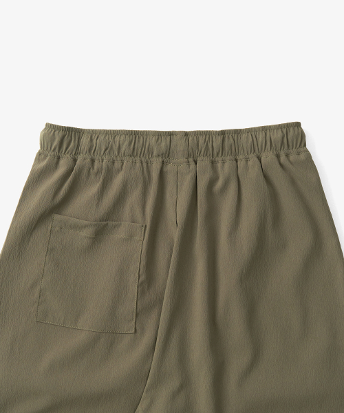 Свободные брюки из сирсакера (LIGHT KHAKI)