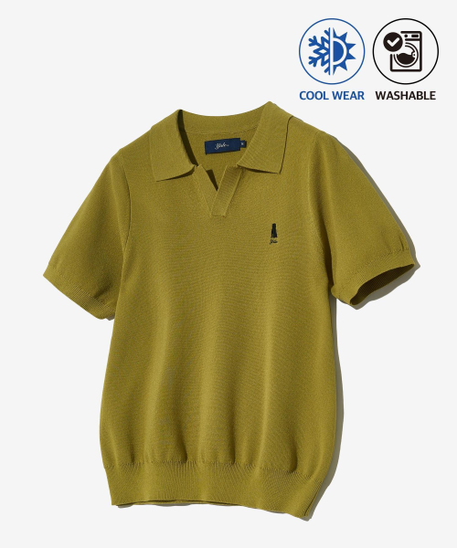 Легкий трикотажный поло Comfort Cool (Olive)