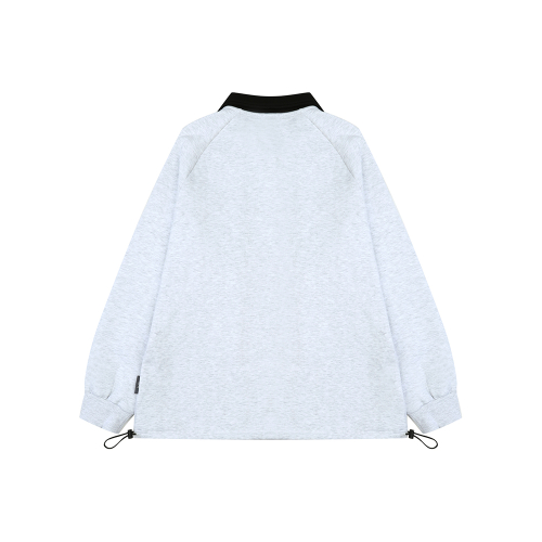 Анорак на завязках (1%MELANGE/BLACK)