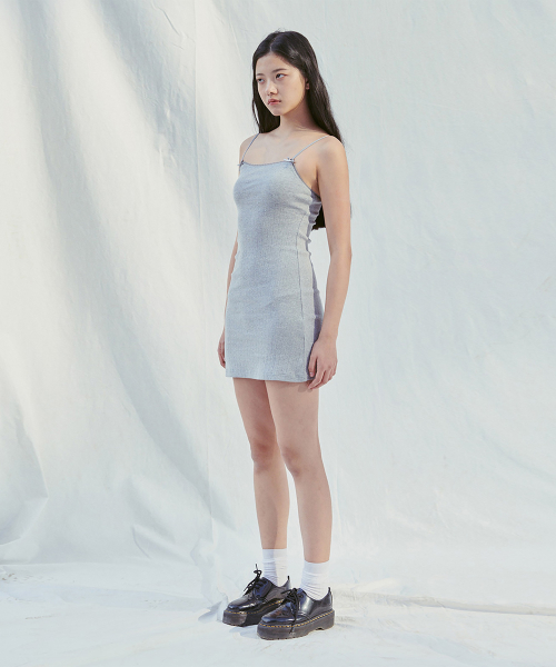 Pure серый Slipdress
