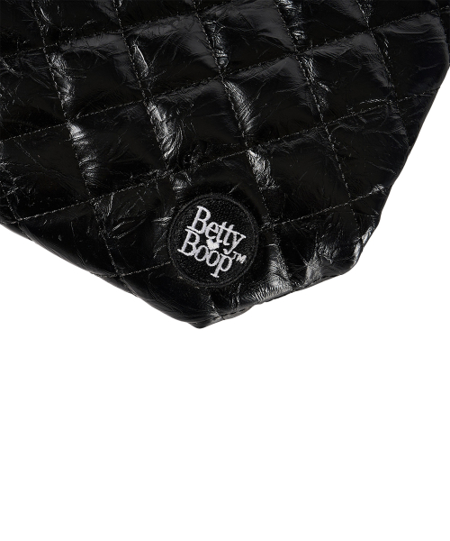 BETTYBOOP Quilting Chain Backpack_Black