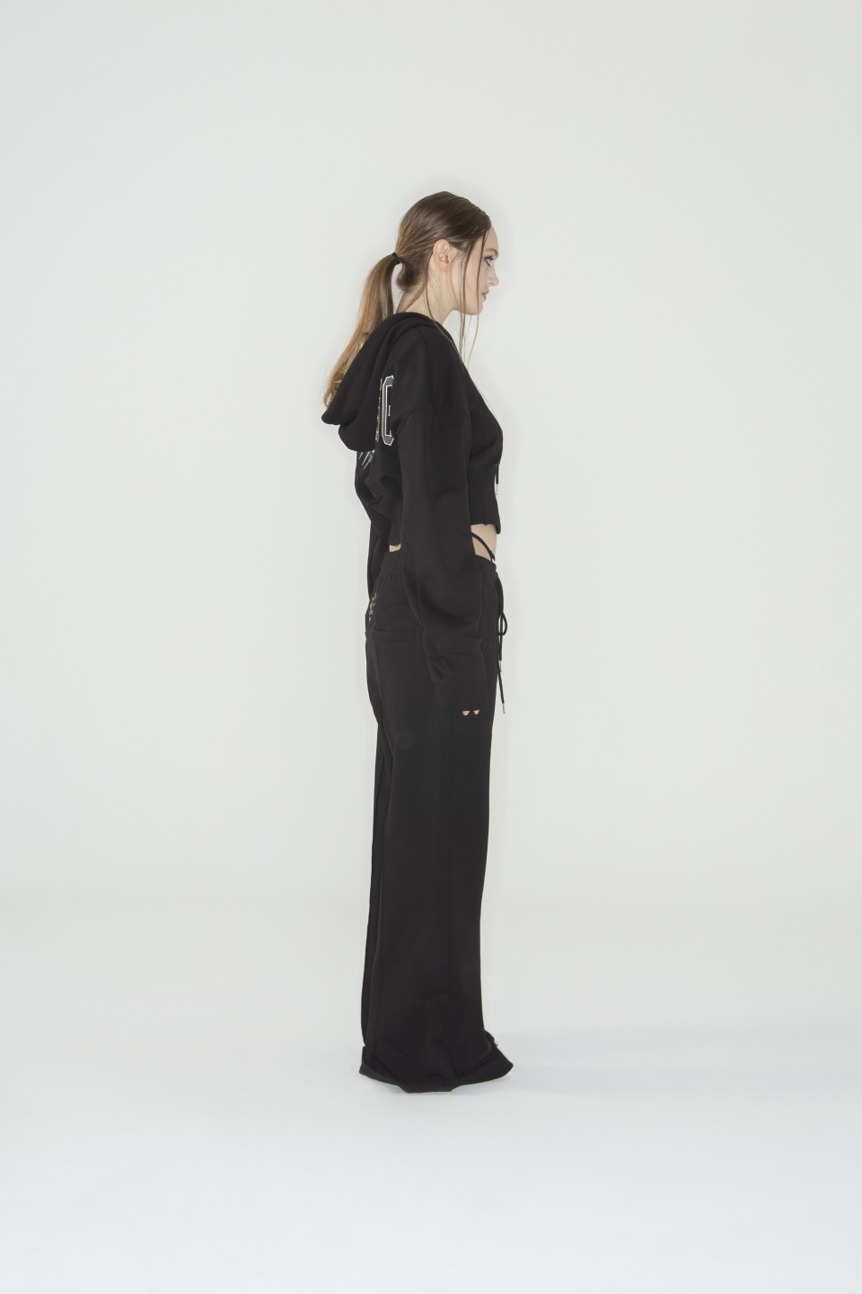 トップス 2000Archives CORSET JERSEY HOODIE MUSINSA公式 | 2000ARCHIVES CORSET JERSEY HOODIE (BLACK)