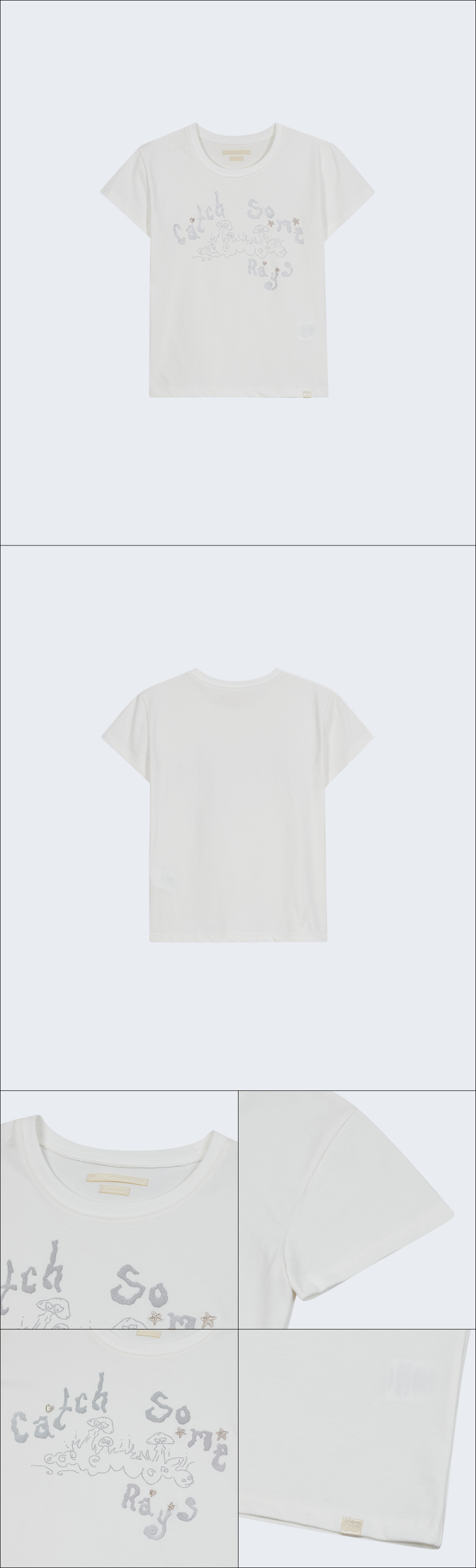 ◇typeservice◇ Soft Embroidery TShirt Off White MUSINSA | TYPESERVICE Soft Embroidery T-Shirt [Off White]