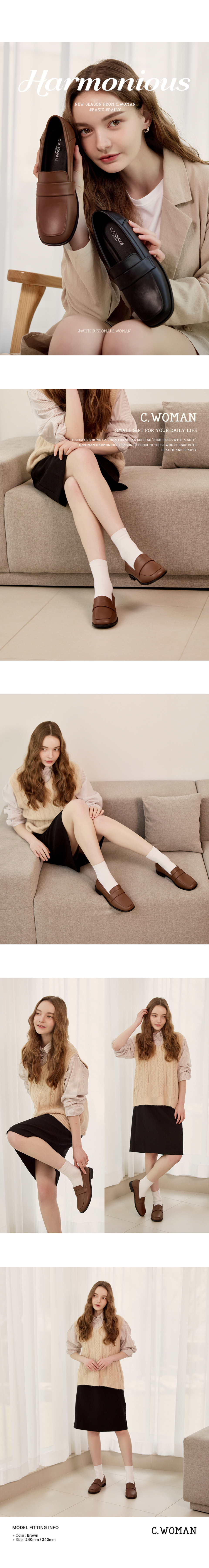 SQUARE TOE BROWN