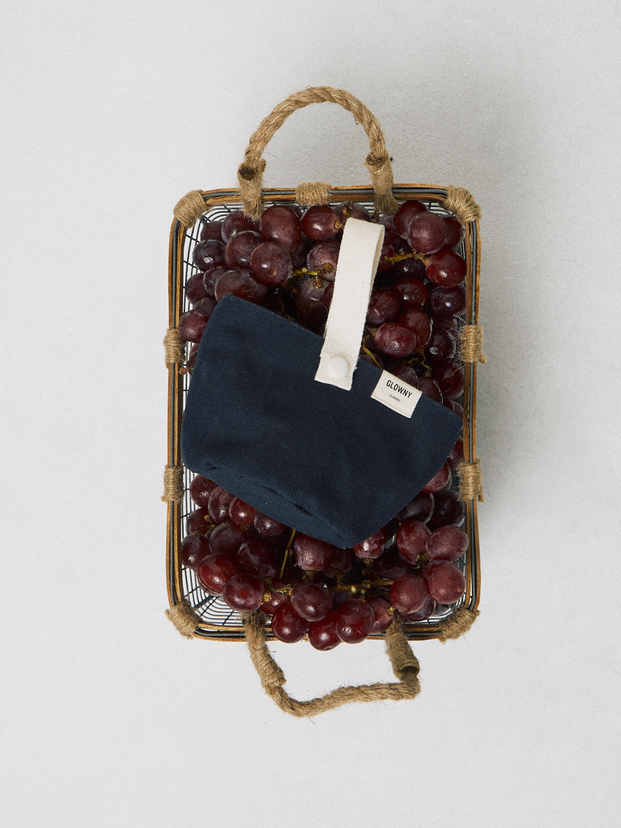 MUSINSA公式 | GLOWNY EVERYDAY G TOTE BAG (NAVY)