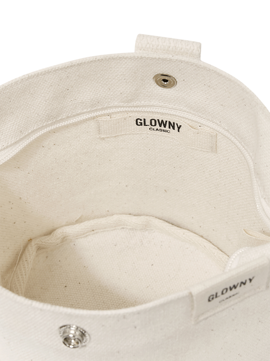 ★GLOWNY★ EVERYDAY G TOTE BAG IVORY GY24BBG002IV Glowny - G Cotton Tote Bag | HBX - Globally Curated Fashion