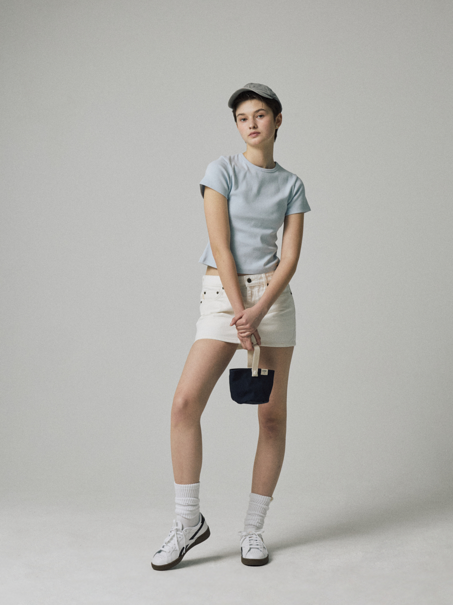 MUSINSA | GLOWNY G BABY TEE (BABY BLUE)