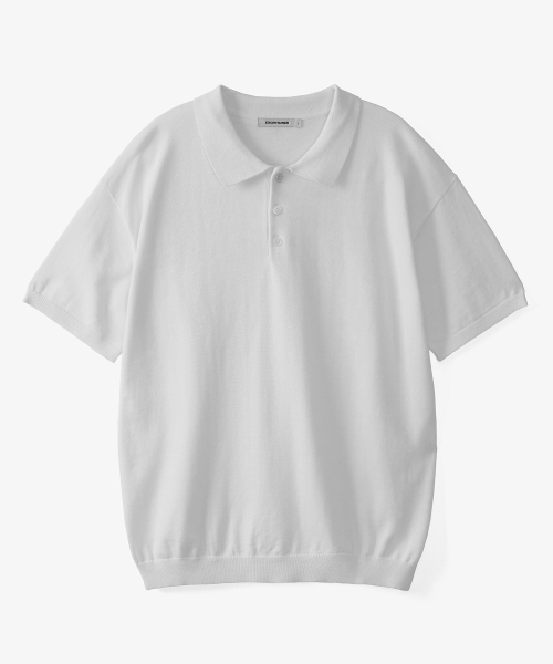Легкий трикотажный поло (WHITE)