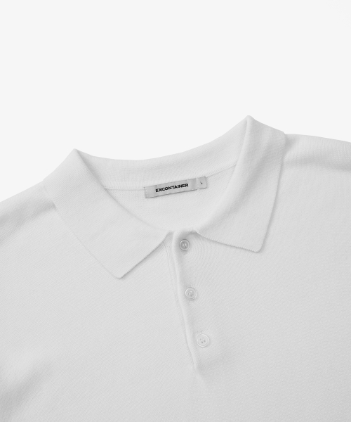 Легкий трикотажный поло (WHITE)