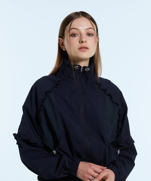 L11 FRILL WINDBREAKER(тёмно-синий)
